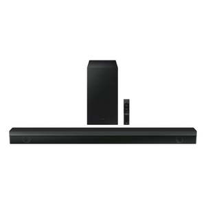lot 29634 image: Samsung 3.1Ch 400W Soundbar with Wireless Sub - Black (HW-B63M)&nbsp