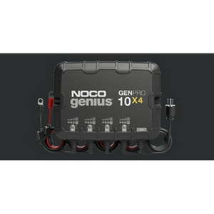 lot 30025 image: NOCO Genius GENPRO10X4 4-Bank 40A (10ABank) 12V Onboard Battery Charger - Retail $424.95