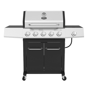 lot 29066 image: Expert Grill 5 Burner Propane Gas Grill with Side Burner - Retail $247