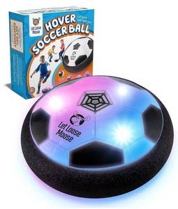 lot 30123 image: Let Loose Moose Hover Soccer Ball, Set of 1 Light Up LED Soccer Ball Toys, Fun and Active Indoor Game for Young Boys and Girls, Great Birthday Gift for Young Kids, Fun Soccer Training Equipment