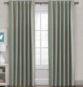 lot 30256 image: H.VERSAILTEX Blackout Curtains Thermal Insulated Window Treatment Panels Room Darkening Blackout Drapes for Living Room Back TabRod Pocket Bedroom Draperies, 52 x 84 Inch, Light Sage, 2 Panels