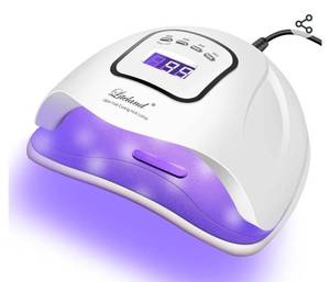 lot 30260 image: UV Gel Nail Lamp,150W UV Nail Dryer LED Light for Gel Polish-4 Timers Professional Nail Art Accessories,Curing Gel Toe Nails