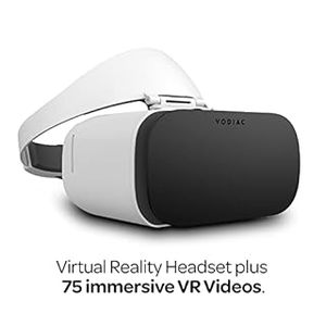 lot 29450 image: Vodiac VR - Virtual Reality Goggles, 75 Free VR Videos & More via The Vodiac in-App Streaming Service. Powered by Your Smartphone iPhone Android Compatible (B0BGMNGLJ1)