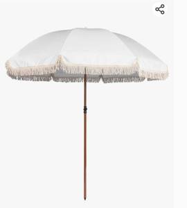 lot 29456 image: Beach Umbrella with Fringes