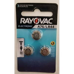 lot 29470 image: Rayovac Mercury Free A76 Alkaline Battery
