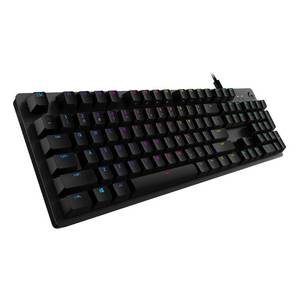 lot 30108 image: Logitech G512 CARBON LIGHTSYNC RGB Mechanical Gaming Keyboard with GX Brown switches and USB passthrough - Tactile&nbsp