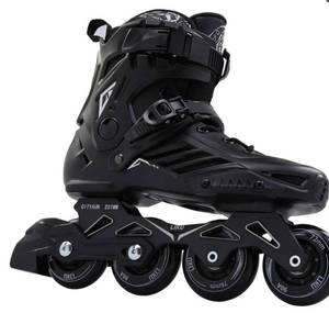 lot 30113 image: LIKU Black Professional Inline Skates Unisex