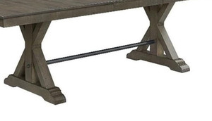 lot 29415 image: Intercon Sullivan 82-104 Wide Complete, Brushed Charcoal Dining Table Base