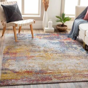 lot 29416 image: Livabliss Gaillard Modern Abstract Area Rug,67 x 9,Sky BlueMustard
