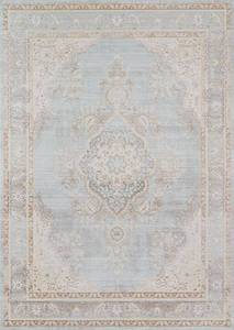 lot 29444 image: Momeni 93x1110 Isabella Kimora Machine Loomed Area Rug Blue Classic Medallion Pattern, Low Pile, Indoor Use - Retail $339.69