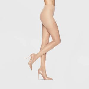 lot 30151 image: L eggs Sheer Energy Control Top Leg Pantyhose 2 Pairs