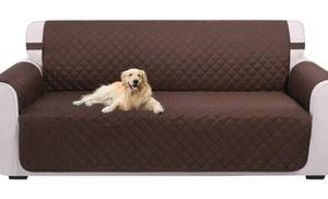 lot 30158 image: U-NICE HOME Reversible Sofa Cover Couch Cover for Dogs
