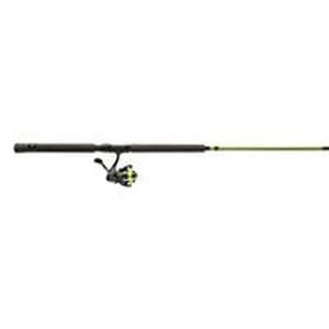 lot 29443 image: Lew s Crappie Thunder Spinning Reel and Fishing Rod Combo 12-Foot Rod Size 75 Reel Green