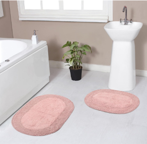 lot 29565 image: Bathroom Rugs Set, Washable Rug, Extra Soft and Absorbent Bath Rug, Kitchen Mat, Bath Mat Set&nbsp