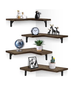 lot 30071 image: Corner Floating Shelves Wall Mounted