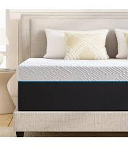 lot 30078 image: Lukace Queen Mattress 10 inches