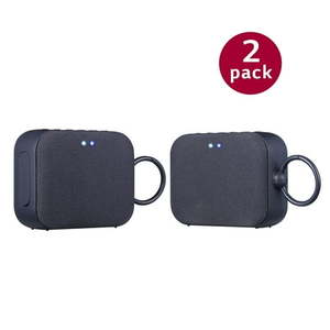 lot 30085 image: LG XBOOM Go P2 Double Pack Portable Wireless Bluetooth Speaker with Microphone - Black