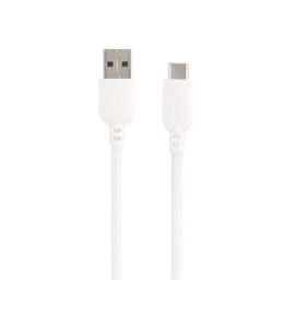 lot 30185 image: onn. 6ft USB to USB-C Sync and Charge Cable, White, Compatible with any USB-C Connected Device