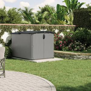 lot 857 image: Suncast 4 ft. x 6 ft. Resin Horizontal Storage Shed with Floor Kit&nbsp