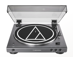 lot 27883 image: Audio-technica AT-LPGO-BT Wireless Turntable - Crack on lid
