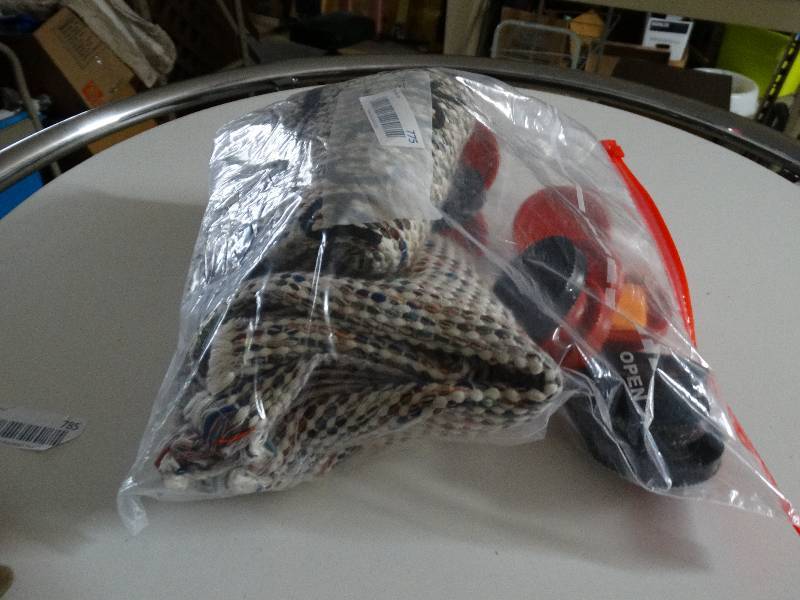 lot 775 image: Cloth checker board & checkers.