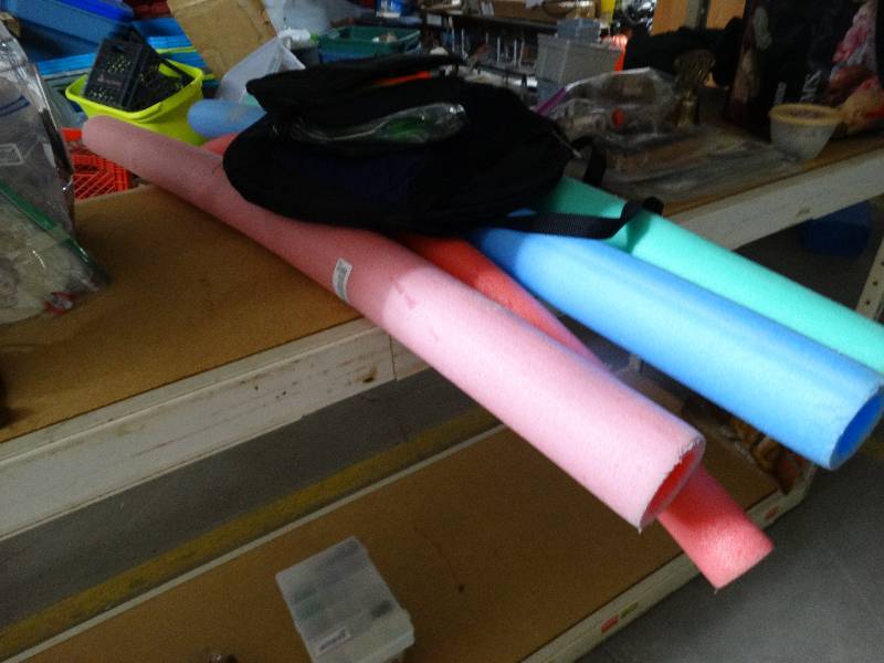lot 802 image: Lot of pool noodles.