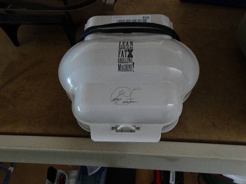 lot 818 image: George foreman grill.