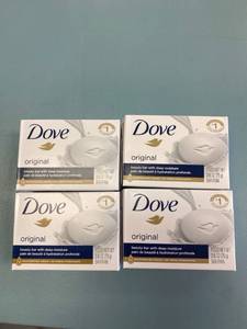 lot 2140 image: (4) Dove bar soap