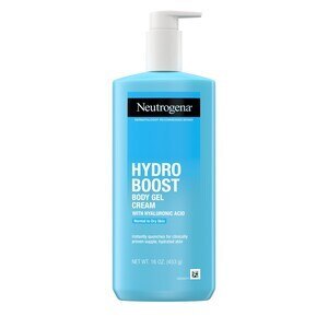 lot 2141 image: Neutrogena Hydro Boost Hydrating Body Gel Cream with Hyaluronic Acid for Normal to Dry Skin - 16oz