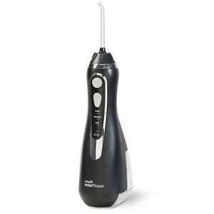 lot 2203 image: Waterpik Cordless Advanced Water Flosser For Teeth Gums Braces Dental Care With Travel Bag and 4 Tips ADA Accepted Rechargeable Portable and Waterproof Black WP-582