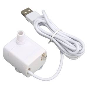 lot 60923 image: Replacement Pump for Pet Drinking Fountains Pet Water Fountain Pump pet fountain Quiet Prevent Dry Burning USB Powered DC Brushless Motor Mini Cat Water Dispenser Pump pet fountain