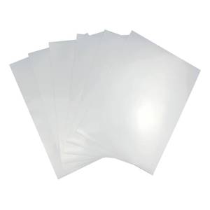 lot 60926 image: 50 Sheets Glossy Pearl White Printable Vinyl Sticker Paper 8.5x11 inch Dries Quickly Waterproof Sticker Paper for InkjetLaser Printer