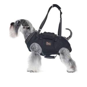 lot 60943 image: LISPOO Dog Lift Harness for Senior Dogs, Small and Medium Dogs, Full Body Dog Lift Harness for Hip dysplasia, Arthritis, Dog Full Body Harness Help Loss of Stability Dogs Walk L