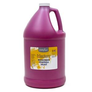 lot 60979 image: Handy Art - 214-725 Little Masters Washable Tempera Paint, Gallon, Magenta, 128 Fl Oz (Pack of 1)