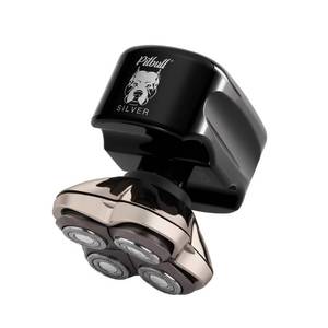 lot 61009 image: Skull Shaver Pitbull Silver PRO Electric Head Shaver for Men, Wet & Dry Bald Head Shaver with Ergonomic Design - Perfect Grooming for Men - Retail $75.74