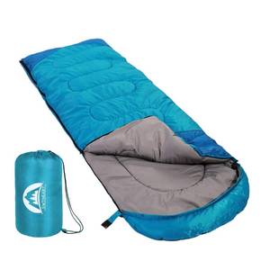 lot 61010 image: SWTMERRY Sleeping Bag 3 Seasons (Summer, Spring, Fall) Warm & Cool Weather - Lightweight,Waterproof Indoor & Outdoor Use for Camping Hiking, Backpacking and Survival (Sky Blue)