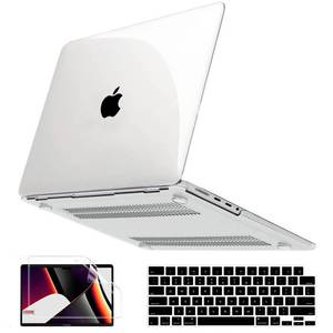 lot 61013 image: Anban Compatible with MacBook Pro 14 inch Case 2024 2023 2022 2021 Release M4 A3112 A3185 A3401 M3 A2918 A2992 M2 A2779 M1 A2442, Plastic Hard Shell CaseKeyboard CoverScreen Protector,Crystal Clear