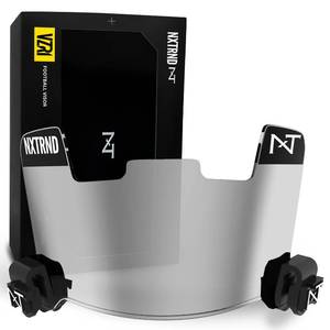 lot 61031 image: Nxtrnd VZR1 Football Visor, Flat Lens Technology, Fits Adult & Youth Football Helmets (Clear Mirror)