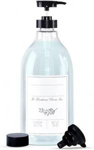 lot 61032 image: The Farmhouse Room Inc. Soap Dispenser Bathroom - Pump Bottle Dispenser for Laundry Detergent Liquid - BPA Free & PET Plastic 12 Gallon Bottle with Waterproof Label for Household Products - 64oz
