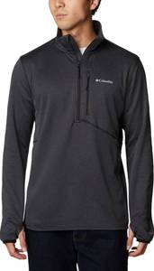 lot 61049 image: Columbia Mens Park View Fleece Half Zip, Dark Stone Heather, Medium