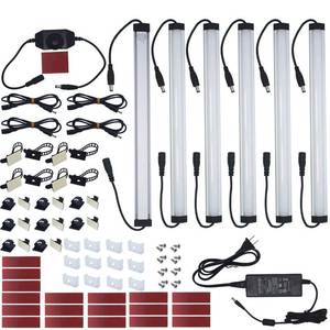 lot 61069 image: Litever Kitchen Under Cabinet LED Lighting Kit Plug-in, Super Bright, 6 PCS 12 Inches Light Bars, Daylight White, 31W 2000 Lumen, Perfect for Kitchen Cabinet Counter Shelf-(6 Bars Kit-5000K)