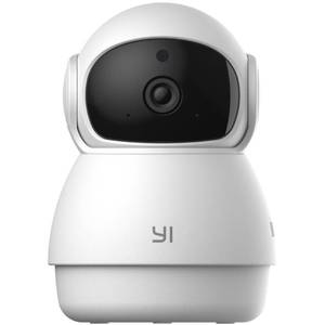 lot 61082 image: YI 2K Dome Security Camera, 2.4G Smart Indoor Pet Monitoring Cam with Night Vision, 2-Way Audio, Motion Detection, Phone APP, Compatible with Alexa and Google Assistant