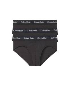 lot 61114 image: Calvin Klein Mens Cotton Stretch 3-Pack Brief, 3 Black, M
