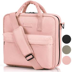 lot 61155 image: Sturdy 3 Ring Zipper Binder with Shoulder Strap for School - Beautiful 2 Inch Zip Up Binder with Extra Pockets Holds 500 Sheets, Books & Laptop - Easy to Carry Binder Made of Durable Premium Fabrics