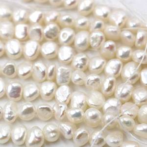 lot 61177 image: Tacool Natural Genuine Freshwater Cultured Pearl 4-6mm Free Size Jewelry Making Loose Beads