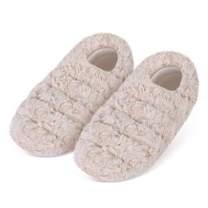 lot 3470 image: Suzzipad Microwavable Slippers and Foot Warmer for Bed, Microwave Heated Slippers for Women & Man, Feet Warmers for Plantar Fasciitis, Cold Feet, SM