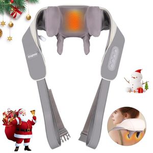 lot 3479 image: Kneading Neck Massager,Shiatsu Back Neck Massager with Heat,Cordless Electric Neck Massager,Massage Cushion Pillow for Neck,Back,Shoulder, Leg,Deep Massage at Home