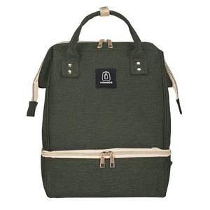 lot 3547 image: Breast Pump Backpack - Cooler and Moistureproof Bag Double Layer for Mother Outdoor Working Backpack with USB Charging Port, Large (Amy Green)