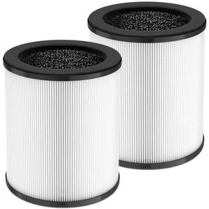 lot 5464 image: KJ80 Replacement Filter Compatible with Druiap KJ80 Air Purifier, 360° Rotating 3-in-1 Filter of H13 True HEPA Filter, Activated Carbon and Pre-filter, 2 Pack(Not for KJ150 & Happi KJ80)