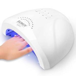 lot 5470 image: UV LED Nail Lamp, SUNUV Gel Nail Light for Nail Polish 48W UV Dryer with 3 Timers SUNone